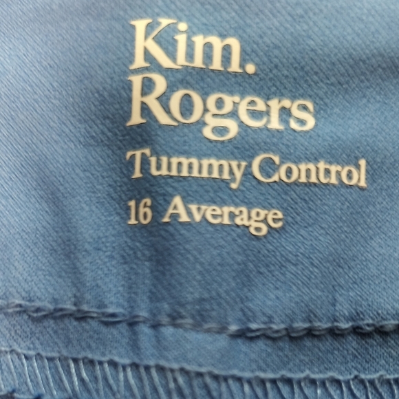 Women's Blue Capri Pants /  Size 16 - Picture 2 of 6